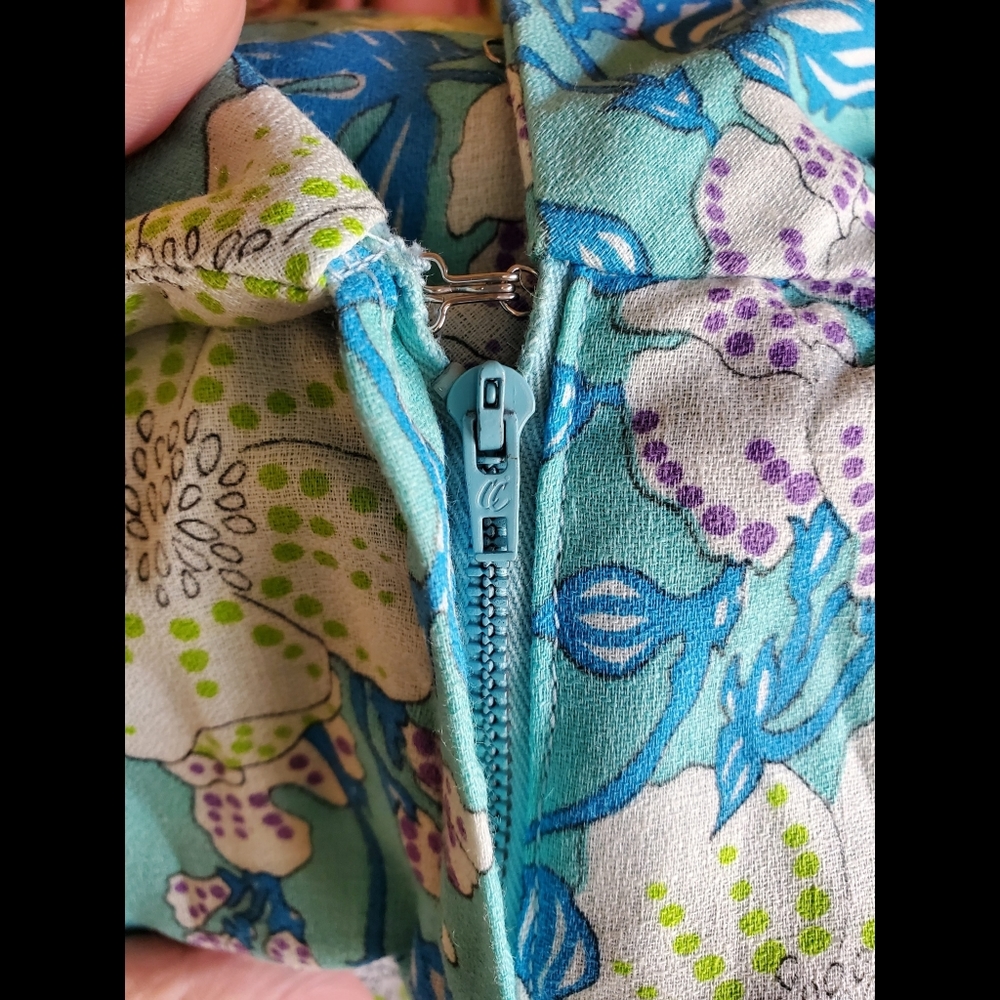 Vintage 60s Handmade Palazzo Empire Jumpsuit - Picture 6 of 9